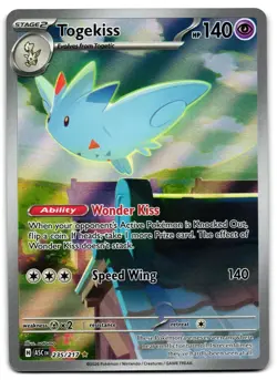Togekiss 235/217 - 🌊 Ascended Heroes Illustration Rare Pokemon TCG 🖤 - NM - Image 1