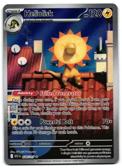 Heliolisk 229/217 - 🌊 Ascended Heroes Illustration Rare Pokemon TCG 🖤 - NM - Image 1