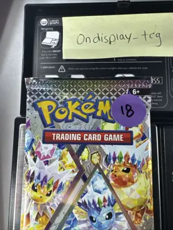 22.46g Prismatic Evolutions Pokemon Booster Pack New Sealed - Image 3