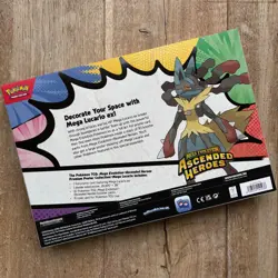 Pokemon Ascended Heroes Premium Poster Collection Mega Lucario | New & Sealed - Image 2