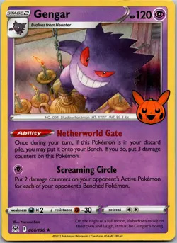 Gengar 066/196 - Trick or Trade BOOster Bundle 2023 Pokemon TCG NM - Image 1