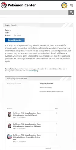 Presale | Chaos Rising | Pokemon Centre | ETB | Booster Box | Booster Bundle - Image 1