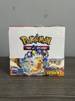Pokemon TCG Surging Sparks Booster Box 36 Packs - New Factory Sealed- Small tear - Image 1