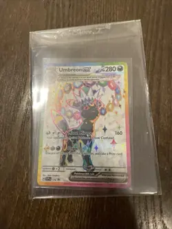 2025 Pokemon Umbreon ex SVP 176 Promo Prismatic Evolutions Full Art Holo NM - Image 1