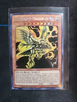 Yugioh Egyptian God Card Set Of 3 Prismatic Secret Rare Alt Art - Image 4