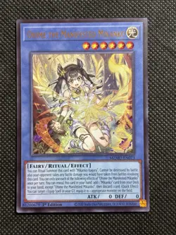 YuGiOh! Ohime the Manifested Mikanko MZMU-EN073 Ultra Rare 1st Edition Near Mint - Image 1