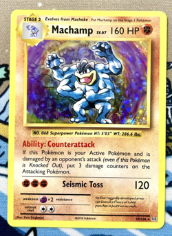 Pokemon Card Machamp 59/108 Evolutions Holo Rare - Image 1
