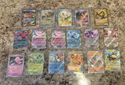 (17) Pokemon Card Lot IR EX Ascended Heroes Etc - Image 1