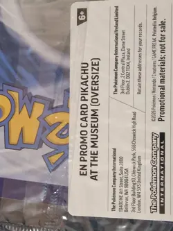 Pikachu at the Museum – Natural History Museum London Promo Card (UK Exclusive) - Image 4