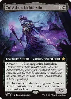 MTG Magic the Gathering FDN Zul Ashur Lichfurstin 0464 rare deutsch - Image 1