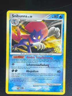 Snibunna 40/132 Ratselhafte Wunder Stamp Deutsch Exc Pokemon - Image 1