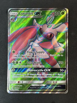 Lurantis GX (Full Art) 138/149 SM Base Set Holo Sun & Moon Pokemon - Image 1