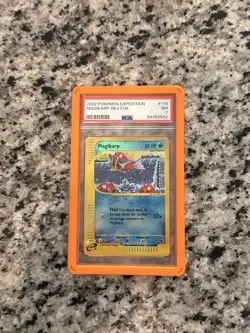 2002 Pokemon Magikarp 118/165 Expedition Base Set Reverse Holo - PSA 7 - Image 1