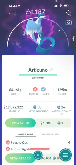 Pokemon Go Shiny Legendary Galerian Articuno - Image 1