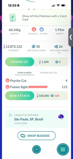 Pokemon Go Shiny Legendary Galerian Articuno - Image 2