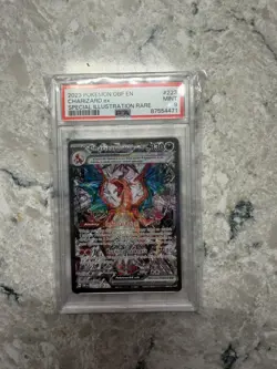 Pokemon TCG Charizard EX Sir PSA 9 Graded, Obsidian Flames 223/197 - Image 1