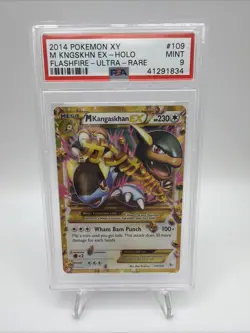 Pokemon XY Flashfire M Kangaskhan EX #109 Flashfire-Ultra Rare PSA 9 - Image 1