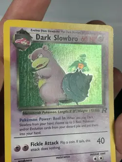 Pokemon TCG Team Rocket Dark Slowbro Holo 12/82 - Image 3