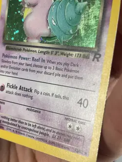 Pokemon TCG Team Rocket Dark Slowbro Holo 12/82 - Image 5