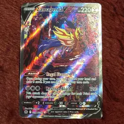 Pokemon Zamazenta V GG54/GG70 Crown Zenith Full Art Holo Ultra Rare 220 HP - Image 1