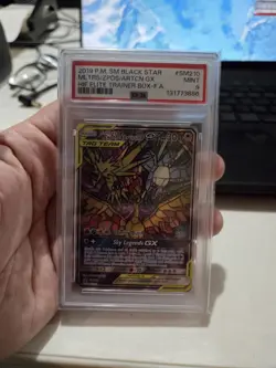 Moltres & Zapdos & Articuno GX SM210 Pokemon Black Star Promo - PSA 9 - Image 1