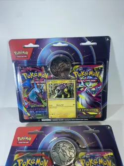 NEW Pokemon Mega Evolution & Phantasmal Flames 2-Pack Blister Sealed: Lot of 2 - Image 3