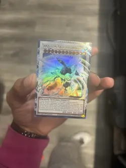 Yu-Gi-Oh! Konami Shooting Quasar Dragon RA05-EN143 Synchro Holo 1st Ed English - Image 1