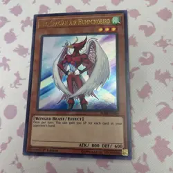Yugioh Neo-Spacian Air Hummingbird Blrr-En050 Rare 1st Ed NM Card - Image 2