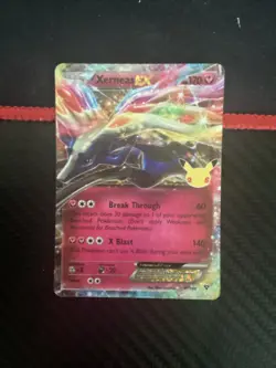 Xerneas EX 97/146 Holo Full Art Ultra Rare Card Pokemon Celebrations Classic NM - Image 1