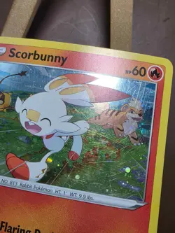 SWIRL HP Scorbunny Cosmos Holo SWSH244 SWSH: Sword & Shield Promo Cards Holo - Image 5