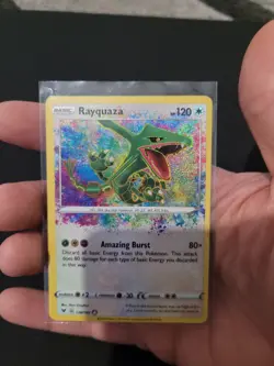 Rayquaza Amazing Rare Card Vivid Voltage 138/185 - Image 1