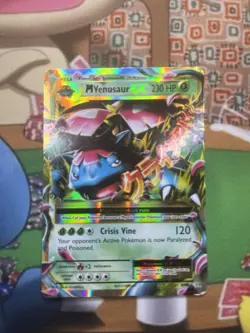 2016 Mega Venusaur EX Ultra Rare Pokemon TCG XY Evolutions Holo Card 2/108 - Image 1
