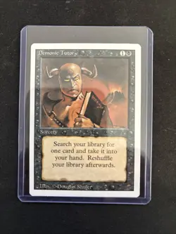 Magic: the Gathering: Demonic Tutor REVISED Edition Black Sorcery - Image 1