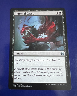 MTG - Infernal Grasp - Innistrad: Midnight Hunt - Image 1