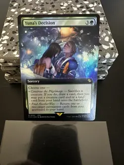Yuna's Decision (Extended Art) Commander: Final Fantasy Foil - Image 1
