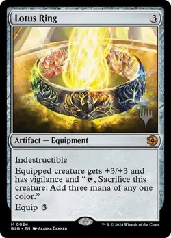 1x Lotus Ring - Promo NM Eng MTG - OTJ : The Big Score - Image 1