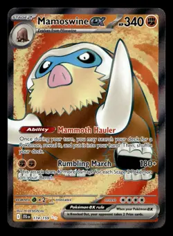 Mamoswine ex 174/159 Ultra Rare Journey Together Pokemon NM - Image 1