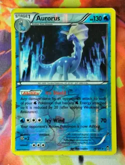 Aurorus 26/111 Reverse Holo HP FURIOUS FISTS 2014 XY Pokemon Card - Image 1