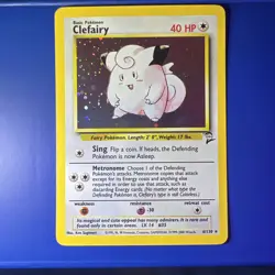 Pokemon TCG Base Set 2 Clefairy 6/130 And Clefable 5/130 - Image 2