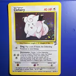 Pokemon TCG Base Set 2 Clefairy 6/130 And Clefable 5/130 - Image 3