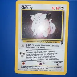Pokemon TCG Base Set 2 Clefairy 6/130 And Clefable 5/130 - Image 5