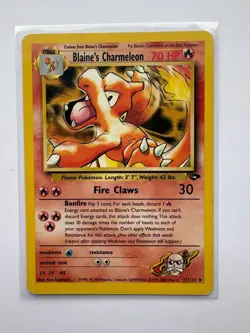 Pokemon Blaine's Charmeleon Uncommon Card Gym Challenge 31/132 LP - Image 1