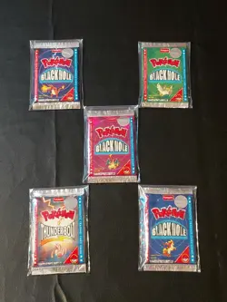 (5) Sealed Rare Pokemon Funskool Blackhole Card Pack (2004) - Image 1
