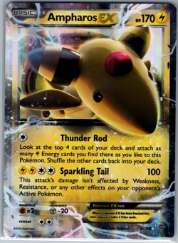 Ampharos EX 27/98 XY - Ancient Origins - Pokemon Card - NM - Image 1