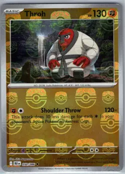 Throh (Master Ball) 050/086 SV: Black Bolt - Pokemon Card - NM - Image 1