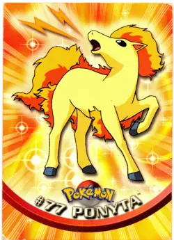 PONYTA #77 CROMO / CARD POKEMON TRADING CARDS 1999-2000 TOPPS - Image 1
