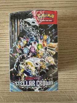 Pokemon TCG Stellar Crown Half Booster Box (18 Packs) New and Sealed - Image 2