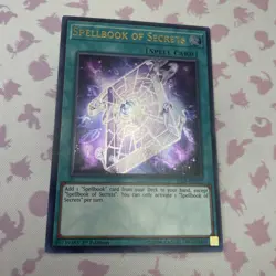 Yugioh Spellbook Of Secrets Bllr-En075 Rare 1st Ed NM Card - Image 1