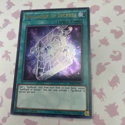 Yugioh Spellbook Of Secrets Bllr-En075 Rare 1st Ed NM Card - Image 2