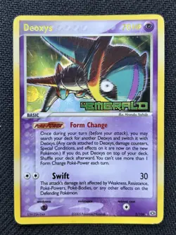Pokemon TCG DEOXYS 2/106 - EX Emerald Stamped - ENG ENGLISH - Image 1